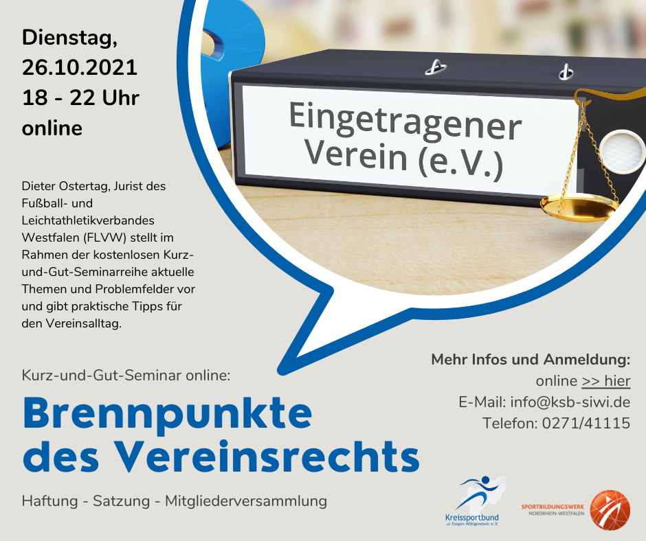 Brennpunkte des Vereinsrechts